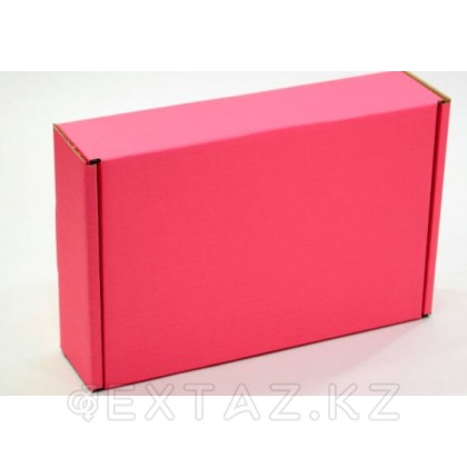 Коробка 315*215*81 розовая микрогофрокартон от sex shop Extaz