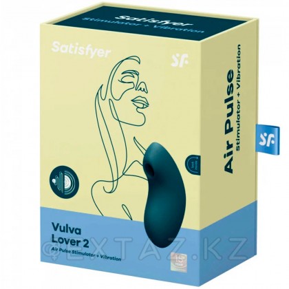 Вакуумный стимулятор клитора Satisfyer Vulva Lover 2 синий от sex shop Extaz фото 5