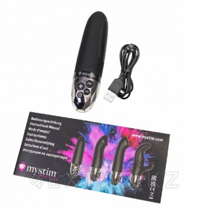 Вибратор Mystim Sleak Freak с электростимуляцией, черный от sex shop Extaz фото 3