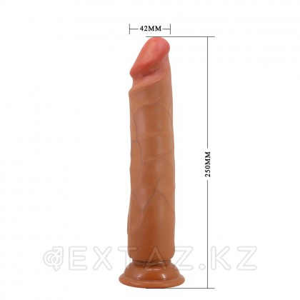 Реалистичный фаллоимитатор Alcmene, 25 см, коричневый от sex shop Extaz фото 4
