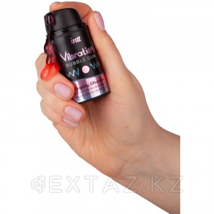 Жидкий интимный гель с эффектом вибрации Bubble Gum, 15 мл от sex shop Extaz фото 6