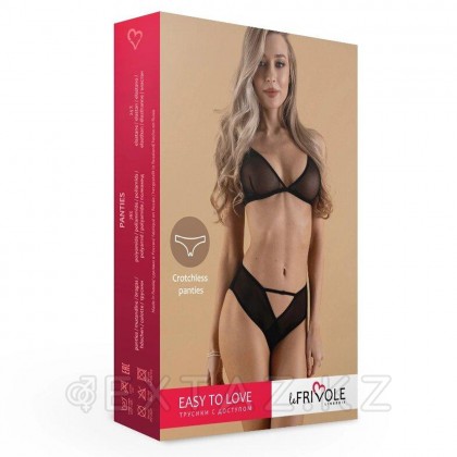 Пикантные трусики с доступом с широким вырезом сзади (Easy to love) (L/XL (46-48)) от sex shop Extaz фото 4