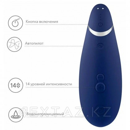 Бесконтактный клиторальный стимулятор Womanizer Premium 2 Blueberry от sex shop Extaz фото 18
