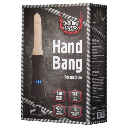 Секс-машина HandBang MotorLovers черная 41,5 см от sex shop Extaz фото 6