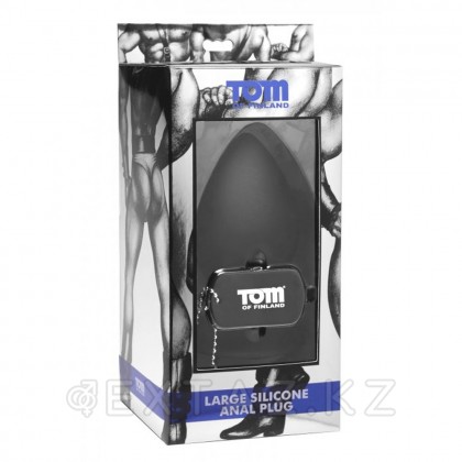 Анальная пробка Tom of Finland Large Silicone Anal Plug Черный от sex shop Extaz фото 3