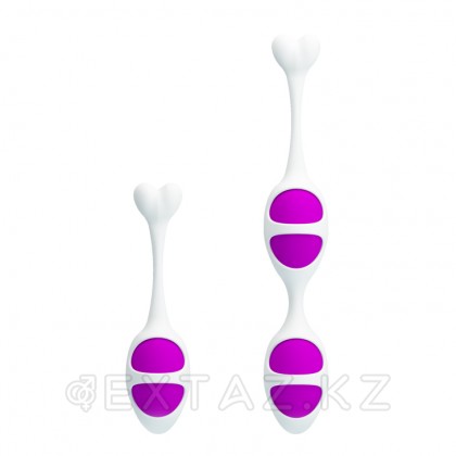 Набор силиконовых вагинальных шариков (30г. / 40г.) от sex shop Extaz фото 3