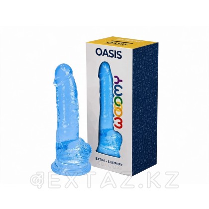 Фаллоимитатор Oasis голубой от WOOOMY (15 * 4,5 см.) от sex shop Extaz фото 2