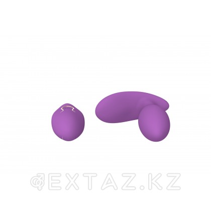 Вибростимулятор клитора и точки G с пультом ДУ (фиолетовый) от sex shop Extaz фото 7