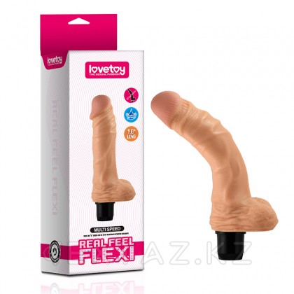 Вибратор реалистик гнущийся - 23,5 х 4 см. от sex shop Extaz
