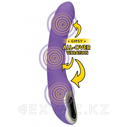 SMILE Вибратор Gipsy фиолетовый (3 виброэлемента) от sex shop Extaz фото 4