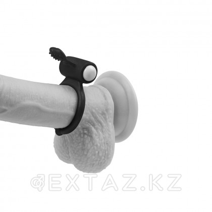 Черное виброкольцо для пениса от sex shop Extaz фото 2