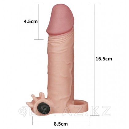 Увеличитель пениса с вибрацией (17,5*4,3) от sex shop Extaz фото 3