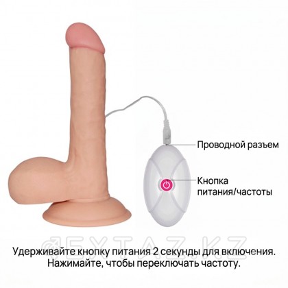 Вибратор Ultra Soft Dude  (22*4,5) от sex shop Extaz фото 6