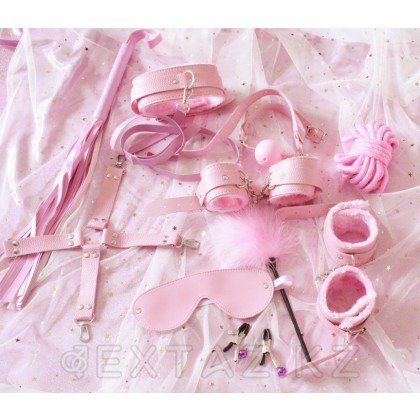БДСМ набор 10 предметов, розовый от sex shop Extaz фото 11