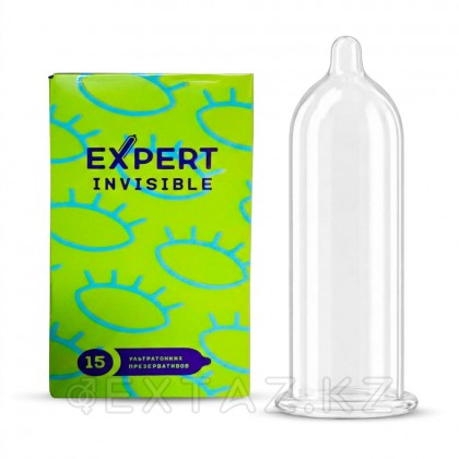 Презервативы EXPERT INVISIBLE № 12+3 (особо тонкие), 12+3 шт. от sex shop Extaz