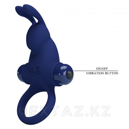 Эрекционное кольцо с вибрацией Blue rabbit от sex shop Extaz фото 7