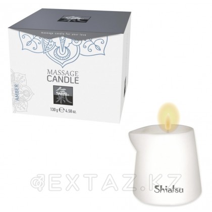 Массажные свечка с ароматом Амбра от Shiatsu 130 гр. от sex shop Extaz фото 4