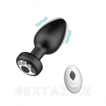 Анальная вибропробка с пультом ДУ от sex shop Extaz фото 4