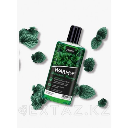 Съедобный массажный гель Joy Division WARMup со вкусом мяты 150 мл. от sex shop Extaz фото 2