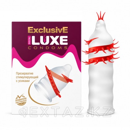 Презерватив Luxe EXCLUSIVE Чертов хвост (спираль/усы) 1 шт. от sex shop Extaz