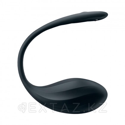 Виброяйцо Satisfyer Ribbed Petal черный (Connect App) от sex shop Extaz