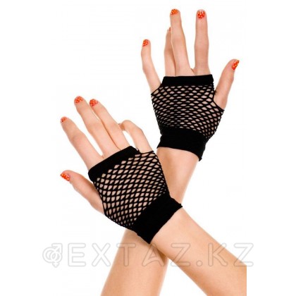 Перчатки в сетку черные от sex shop Extaz