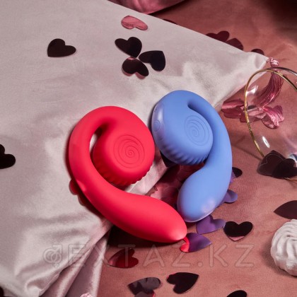 Двойной стимулятор точки G SVibe Snail GIZI Lite dragonfruit, розовый от sex shop Extaz фото 11