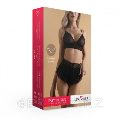 Игривые трусики с доступом и короткой юбочкой Easy to love, L/XL, 46-48 от sex shop Extaz фото 6