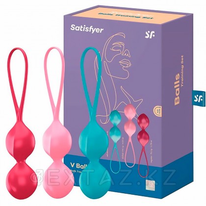 Вагинальные шарики Satisfyer V Balls (набор из 3шт.) от sex shop Extaz фото 3