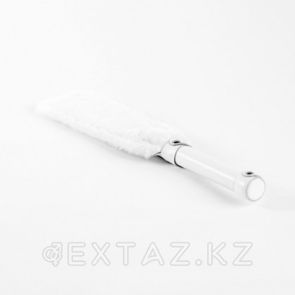 Шлепалка из натуральной кожи BDSM Арсенал, белая от sex shop Extaz фото 2