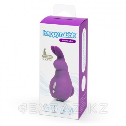 Клиторальный вибратор Happy Rabbit Mini Ears фиолетовый от sex shop Extaz фото 4