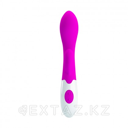 Вибратор с вибростимулятором клитора (20 см. х 3,6 см.) от sex shop Extaz фото 3
