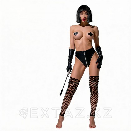 Трусики wet look Le Frivole My Shadow с двусторонней молнией, L-XL от sex shop Extaz фото 10