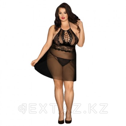 Прозрачный бэби долл с завязками (plus size) от sex shop Extaz