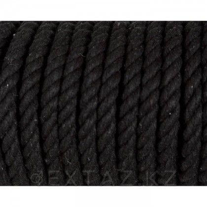 Хлопковая веревка для шибари, на катушке, черная, 20 м - extaz.kz фото 4 Хлопковая веревка для шибари, на катушке, черная, 20 м от sex shop Extaz фото 4