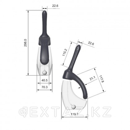 Душ для интимной гигиены Iceberg с вибрацией и автоматической подачей воды от Amovibe от sex shop Extaz фото 4