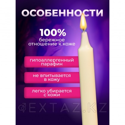 Свечи БДСМ Оки-Чпоки, низкотемпературный воск, 19 см, набор 3 шт  от sex shop Extaz фото 2
