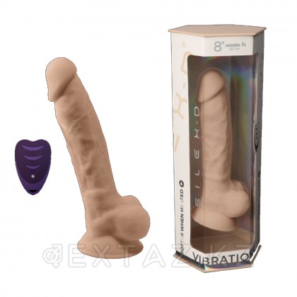 Реалистичный фаллоимитатор с вибрацией и пультом ДУ Model 1 от SILEXD (20* 4,3 см) от sex shop Extaz фото 5