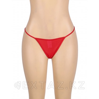 G-стринги со стразами красные (XL-2XL) от sex shop Extaz фото 4