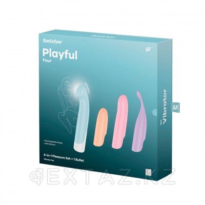 Вибропуля с 3 насадками Satisfyer Playful Four от sex shop Extaz фото 6