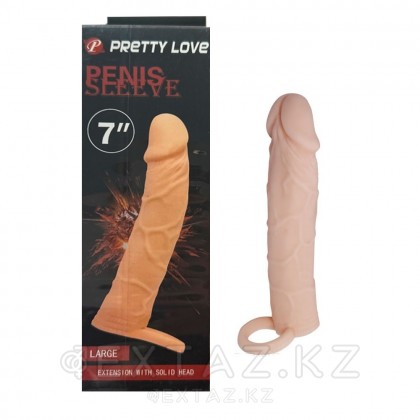 Насадка-реалистик на пенис с креплением на мошонку от sex shop Extaz фото 9