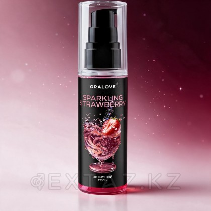 Интимный гель Клубничное шампанское Oralove 60 г от sex shop Extaz фото 3