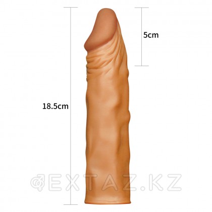 Насадка на пенис Pleasure X-TENDER (18,5*4,3) от sex shop Extaz фото 5