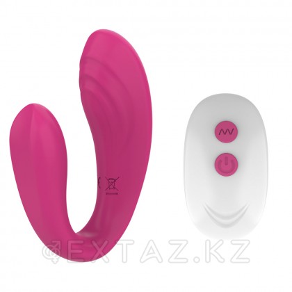 Вибратор с двойной стимуляцией для пар и пультом ДУ от sex shop Extaz фото 11