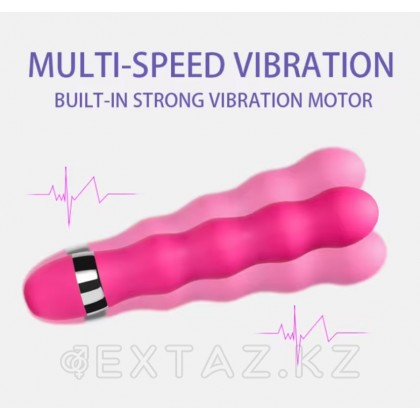 Вибратор Wave power розовый от sex shop Extaz фото 4