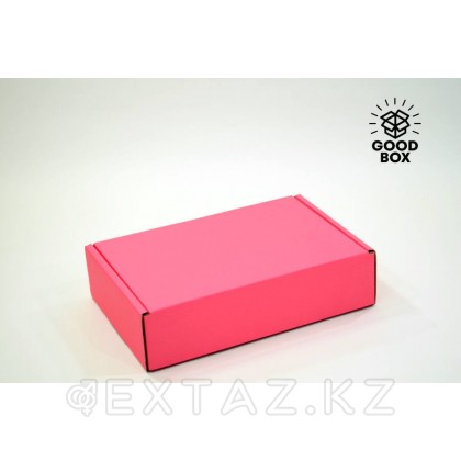 Коробка 315*215*81 розовая микрогофрокартон от sex shop Extaz фото 2