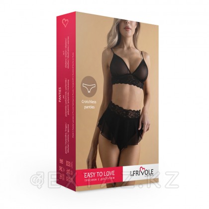 Игривые трусики с доступом и короткой юбочкой Easy to love, 2XL/3XXL, 50-52 от sex shop Extaz фото 15