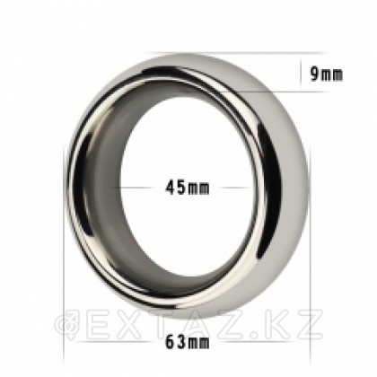 Металлическое эрекционное кольцо на пенис и мошонку от sex shop Extaz фото 3