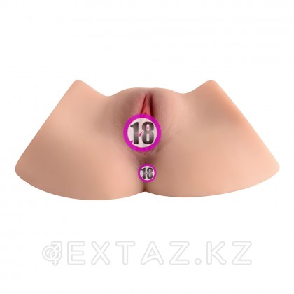 Реалистичный двойной мастурбатор Thulma, вагина+анус от sex shop Extaz фото 4