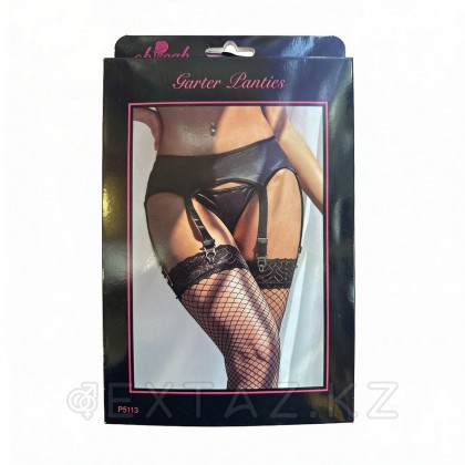 Стринги с поясом и подвязками Black (XL) от sex shop Extaz фото 2
